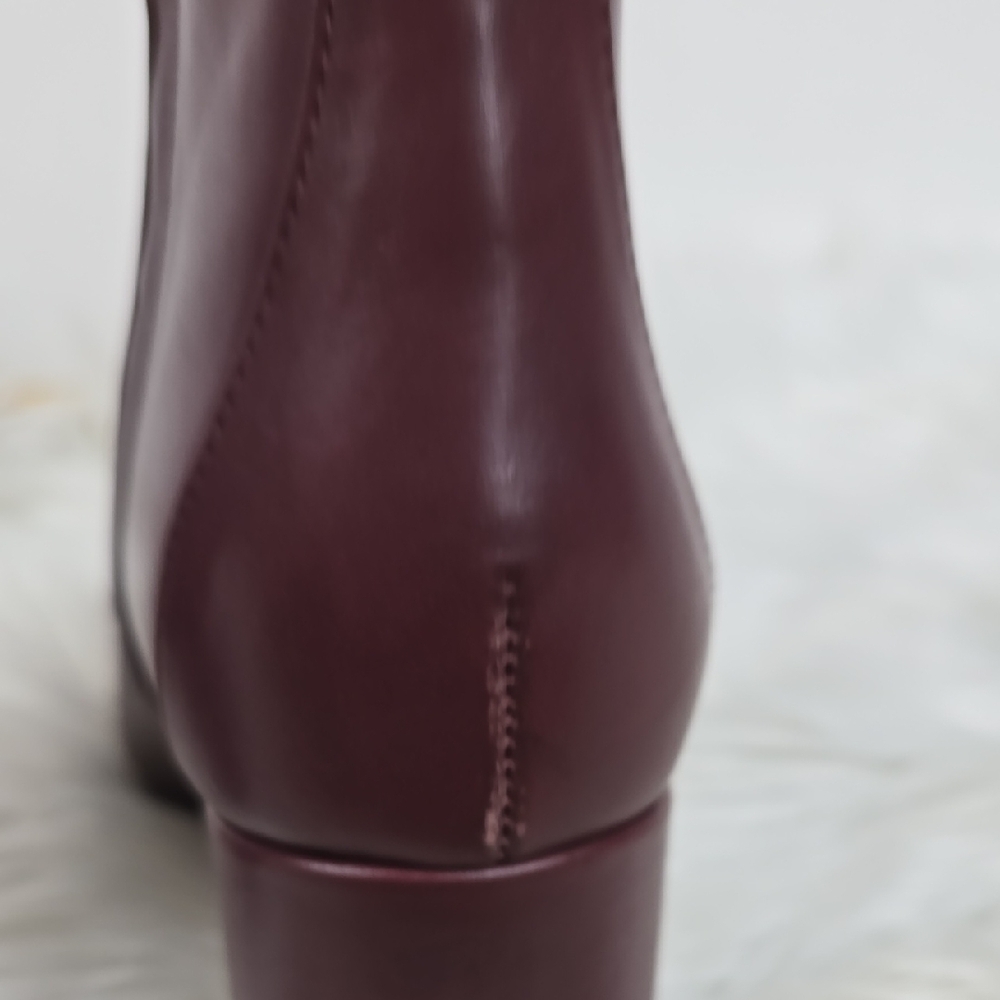 J. Crew Brown Ankle Boots with Chunky Heel - Picture 8 of 8
